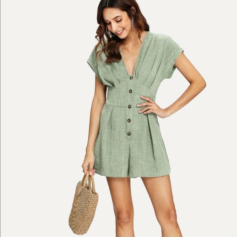 ☀️Shein pleated romper